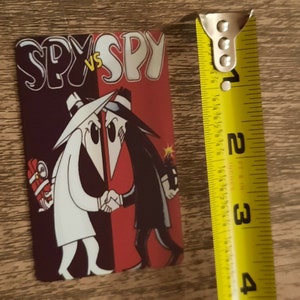 Fridge Locker Magnet 2 x 3 inch Spy vs Spy Refrigerator Fridge Locker Magnet 2 x 3 inch Spy vs Spy Refrigerator
