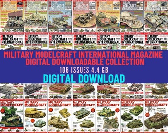 Modeling, Armor, Aircraft, Ships, Figures, Dioramas, and Techniques. Digital Downloadable Magazine Collection. 106 Issues 2002-2019. 4.4 Gb.