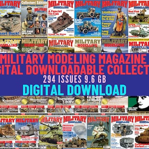 Modeling and Craft - Armor, Aircraft, Ships, Dioramas, and Figures. Digital Downloadable Magazine Collection. 294 Issues. 1971-2018. 9.6 Gb.