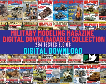 Modeling and Craft - Armor, Aircraft, Ships, Dioramas, and Figures. Digital Downloadable Magazine Collection. 294 Issues. 1971-2018. 9.6 Gb.