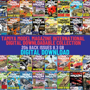 Craft Scale Model Magazine International. Kit Building, Cars, Tanks, Aircraft. Digital Downloadable Collection. 206 Issues 1985-2019. 8.3 Gb