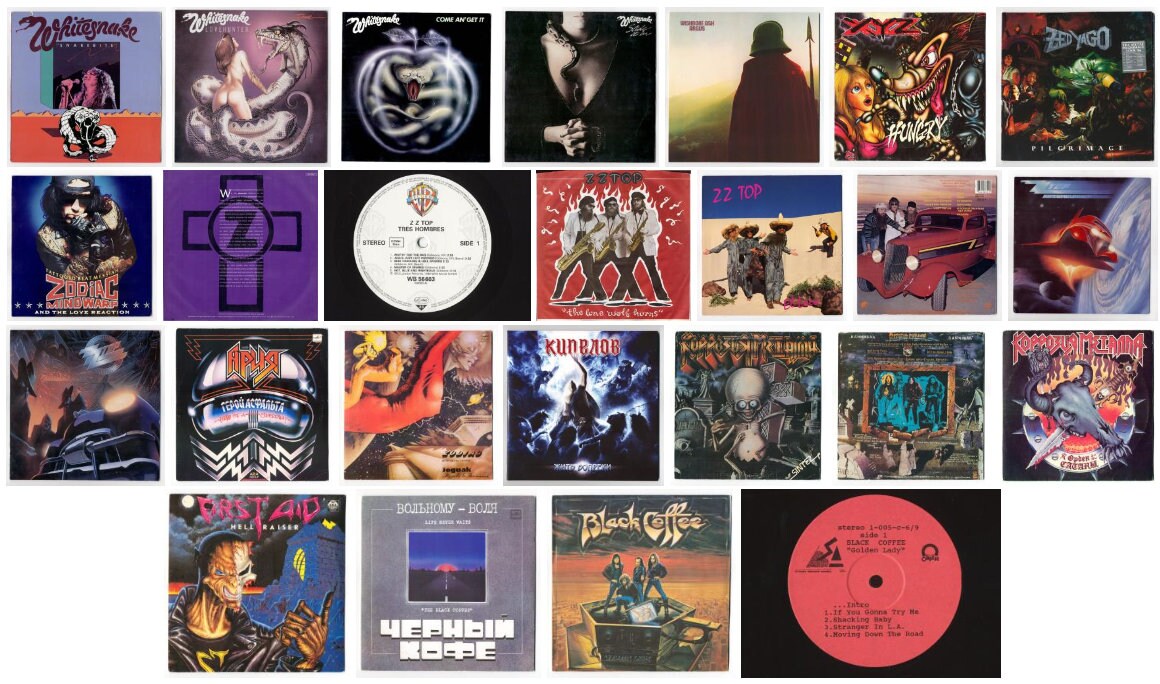 Large Collection of Music Vinyl Disk Covers Posters High-resolution Jpg ...