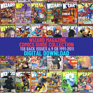 Digital Downloadable Comics Guide Magazine Collection. Reviews of Comic books . Articles and Trends. 158 Back Issues. 1991-2011. 6.9 GB