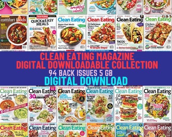 Cooking, Culinary, Healthy Living, Recipes, Diets, Meals, Eating. Digital Downloadable Magazine Collection.  94 Issues 2011-2022. 5 Gb.