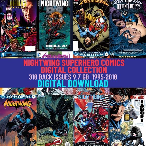 Digital Downloadable Comics Collection. Popular Superhero. World Comics Series. Comic Book. 318 Back Issues.  1995-2018. 9.7 GB
