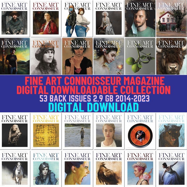 Contemporary Art, Painting, Sculpture, Drawing, Fine Art, Artists. Digital Downloadable Magazine Collection. 53 Issues 2014-2023. 2.9 GB