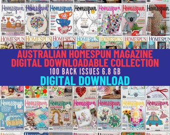 Patchwork, Stickerei, Häkeln, Spielzeugherstellung, Stricken und DIY-Projekte. Digitale Zeitschriftensammlung herunterladen. 100 Ausgaben 2008-2023. 6,83 Gb.