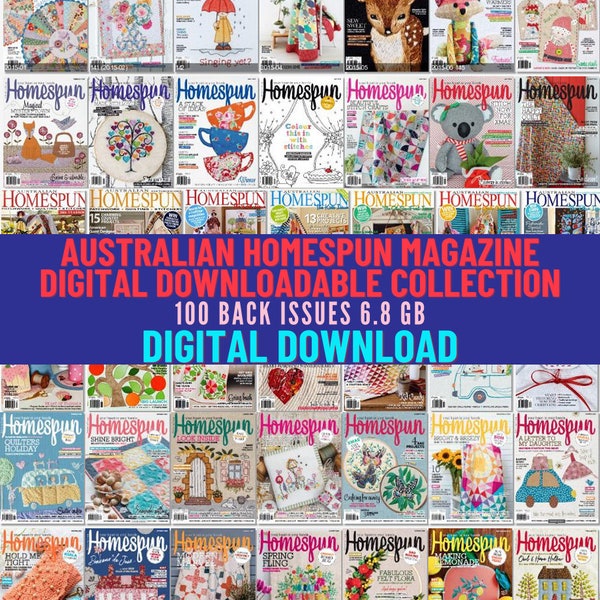 Patchwork, Embroidery, Crochet, Toymaking, Knitting, and DIY Projects. Download Digital Magazine Collection. 100 Issues 2008-2023. 6.83 Gb.