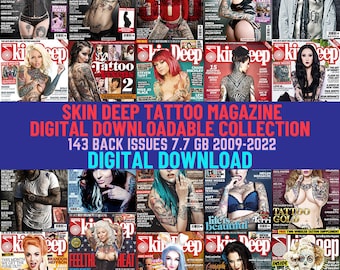 Tattoo Culture, Art, Designs, Techniques, Articles, Advertisements. Digital Downloadable Magazine Collection. 143 Issues. 7.7 Gb. 2009-2022
