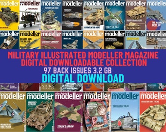 Military Modeling, Kits to Painting and Finishing Techniques. Digital Downloadable Magazine Collection. 97 Back Issues 2011-2019. 3.2 Gb
