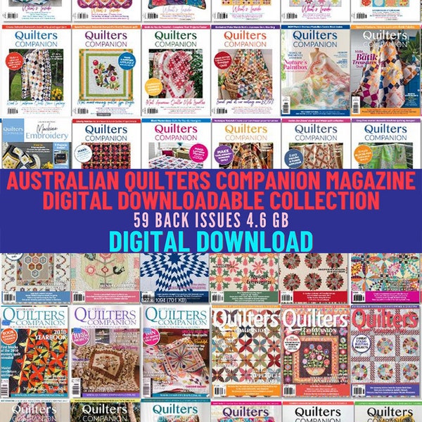 Experienced Quilters, Quilting, Patchwork, Styles Design and Projects. Download Digital Magazine Collection. 59 Issues 2014-2023. 4.65 Gb.