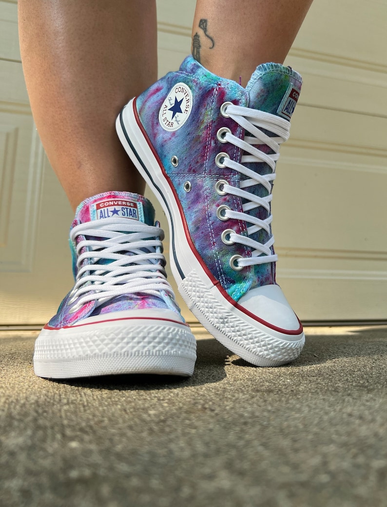 Tie Dye Converse High Tops