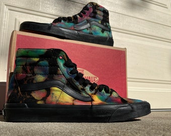 Bleach Dyed High Tops
