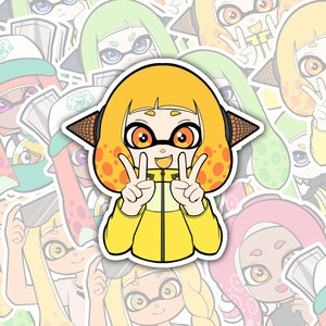 Splatoon Stickers | Agents - Etsy