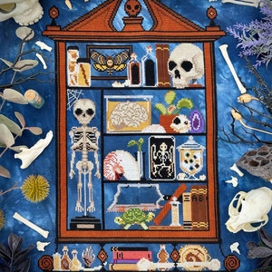 Morbid Curiosities SAL Cabinet of Curiosities Stitch-A-Long Cross Stitch Pattern