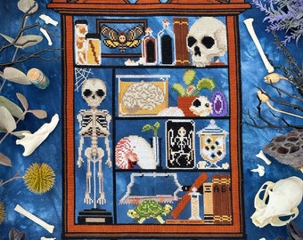 Morbid Curiosities SAL Cabinet of Curiosities Stitch-A-Long Cross Stitch Pattern