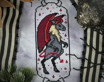 Jersey Devil Cross Stitch Pattern: Cryptid Culture (PDF Pattern)