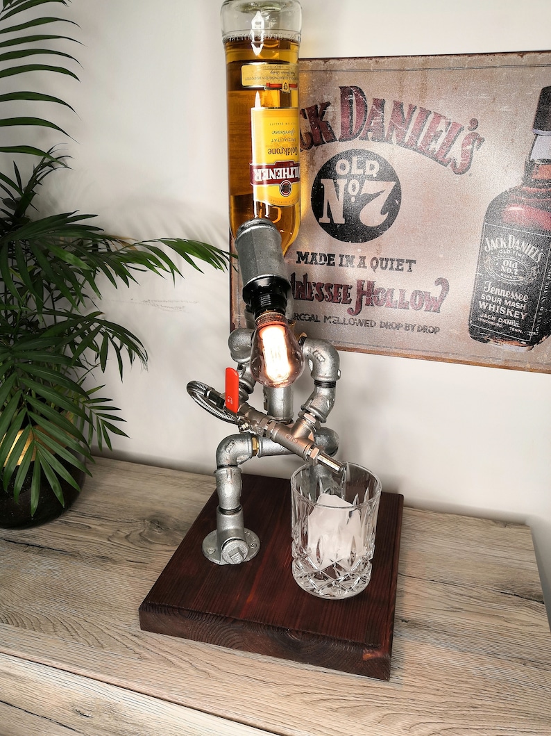 BAR-MAN DIY Kit Silver Edition Beverage Dispenser bottle holder Bartender liquor dispenser image 1