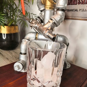 BAR-MAN DIY Kit Silver Edition Beverage Dispenser bottle holder Bartender liquor dispenser image 4