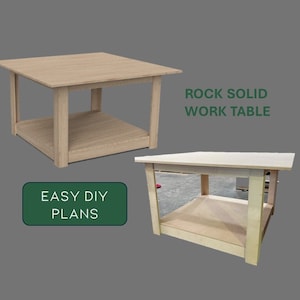 Work Bench Assembly Table Easy DIY Plans