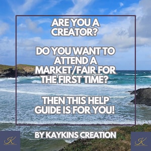 Arts and Craft Fair Beginners Intro How To Guide - Digital Download eguide ebook in PDF - By Kaykins Creation