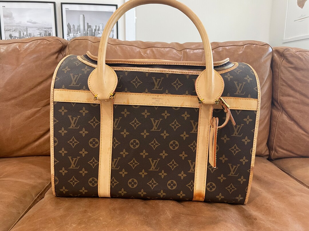 Vintage LV Pet Carrier Etsy