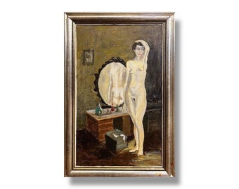 Vintage Original  Oil Painting, Signed Framed Artwork