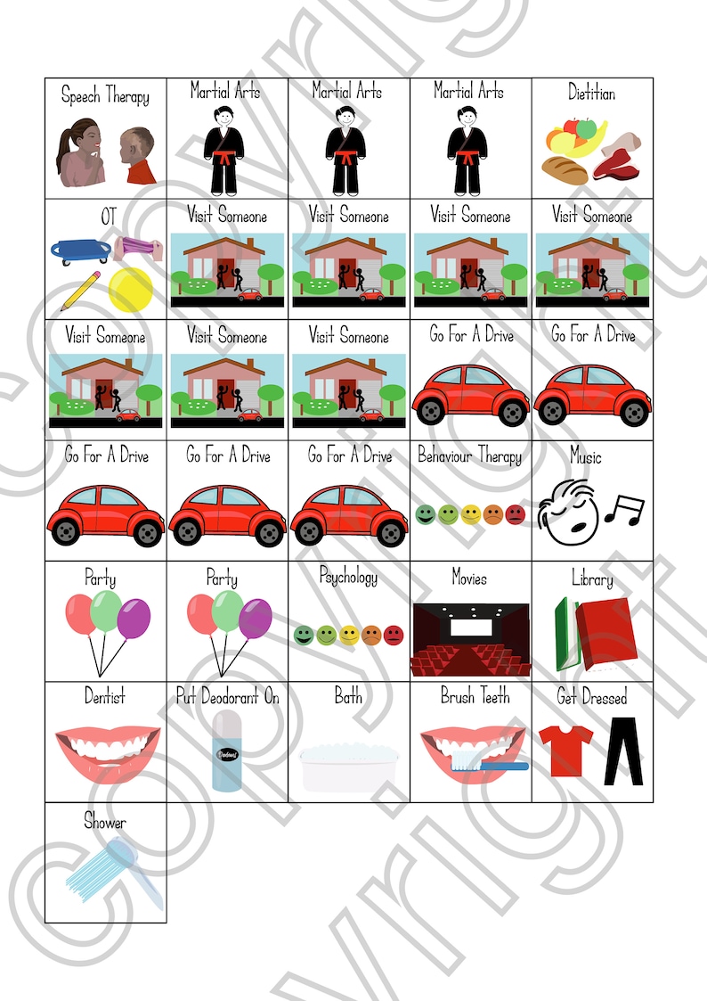 Editable Printable Visual Schedule for Autism and Additional Needs Now ...