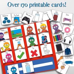 Tarjeta de comunicación sobre autismo imprimible para el libro de comunicación no verbal, autismo, necesidades adicionales, TGD, retraso del habla.