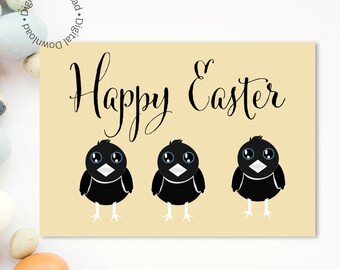 Tarjetas de Pascua neutras imprimibles: ¡variedad de tamaños incluidos!