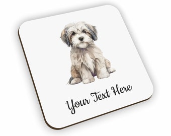 Havanese Puppy Dog Drinks Coaster Personalisation Available If Required Christmas Gift Xmas Present Birthday