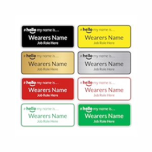 Hello My Name Is Badge 76 x 32mm student nurse midwife GP doctor healthcare assistant