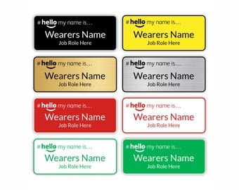 Hello My Name Is Badge 76 x 32mm student nurse midwife GP doctor healthcare assistant