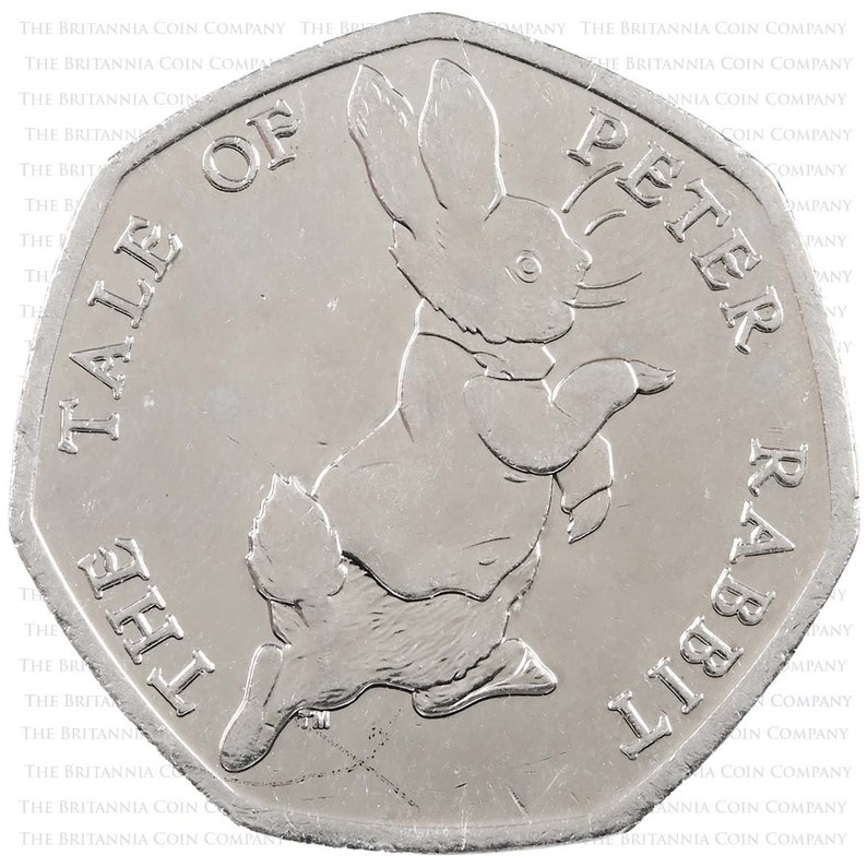 2017-2018 Beatrix Potter 50p Coin Royal Mint Circulated Fifty Pence ...