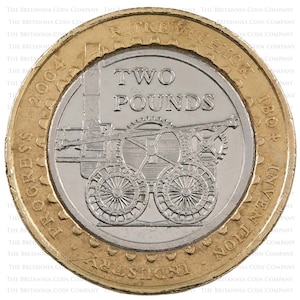 2004 Steam Locomotive Two Pound Coin Royal Mint Circulated UK Two Pound Coins