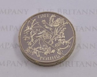 The Last Round Pound Coin - UK 1 One Pound British Coins 2016 CIRCULATED Coin