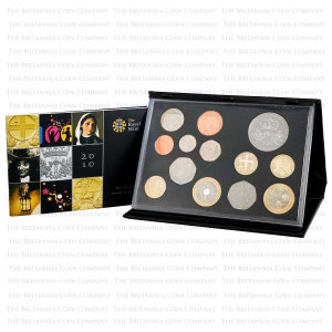 2010 Royal Mint 12 Coin Annual Proof Set Commemorative Coins