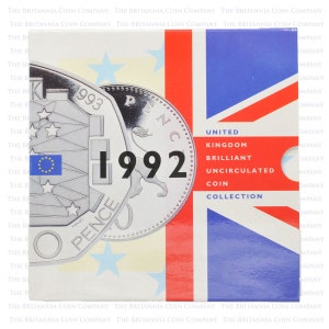 1992 Annual 8 Coin Set BU UK Coins Royal Mint Brilliant Uncirculated Coin Set