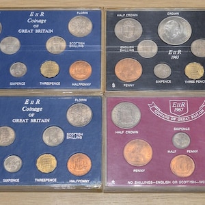 1965 Uk Coin Set - Etsy