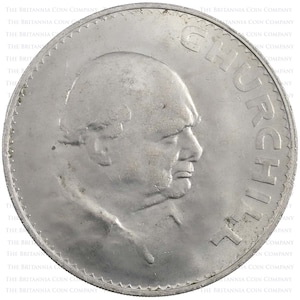 1965 Winston Churchill Commemorative Crown Royal Mint Coin