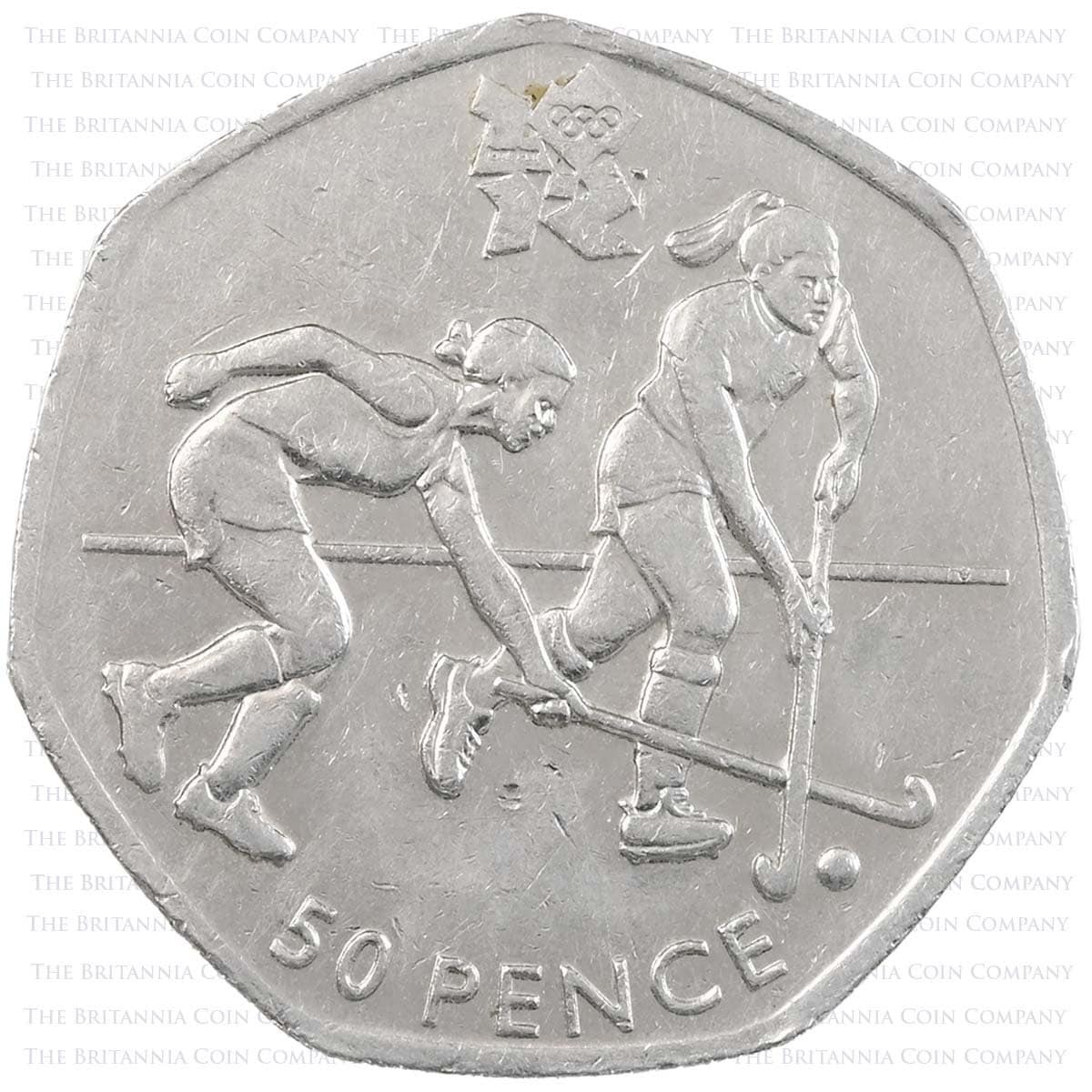 2012年 ロイヤルミント ロンドンオリンピック 50ペンス硬貨 50ペンス 