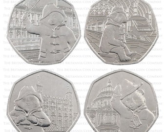 Paddington Bear 50p Coin Royal Mint Fifty Pence Circulated 50p Coins (Choose your design)