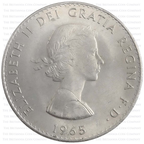 1965 Winston Churchill Commemorative Crown Royal Mint Coin - Etsy