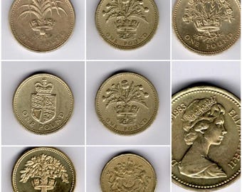 1992年英国1ポンド・プルーフ硬貨：イングリッシュオークツリー
