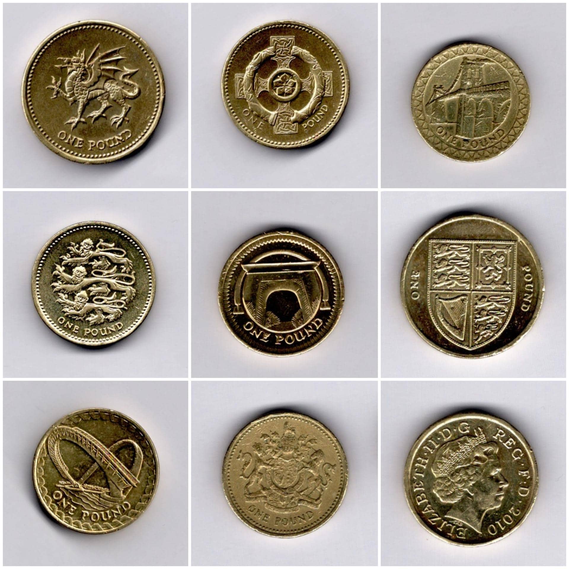 1987 1 pound coin - Etsy 日本