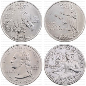 1958年 アメリカ合衆国クォータードル 3枚セット United states quarter collection - Etsy 日本