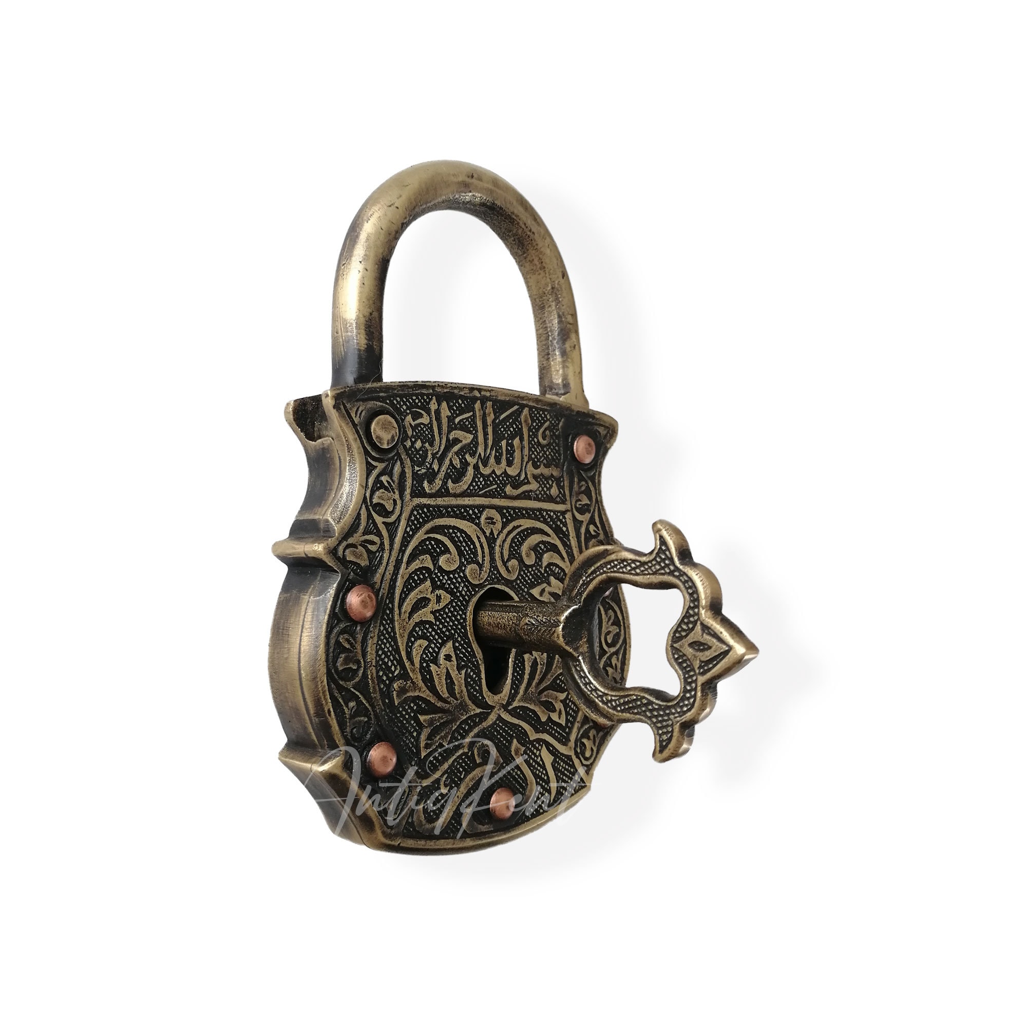 Padlock, Vintage Style Padlock With Keys, Large Handcrafted