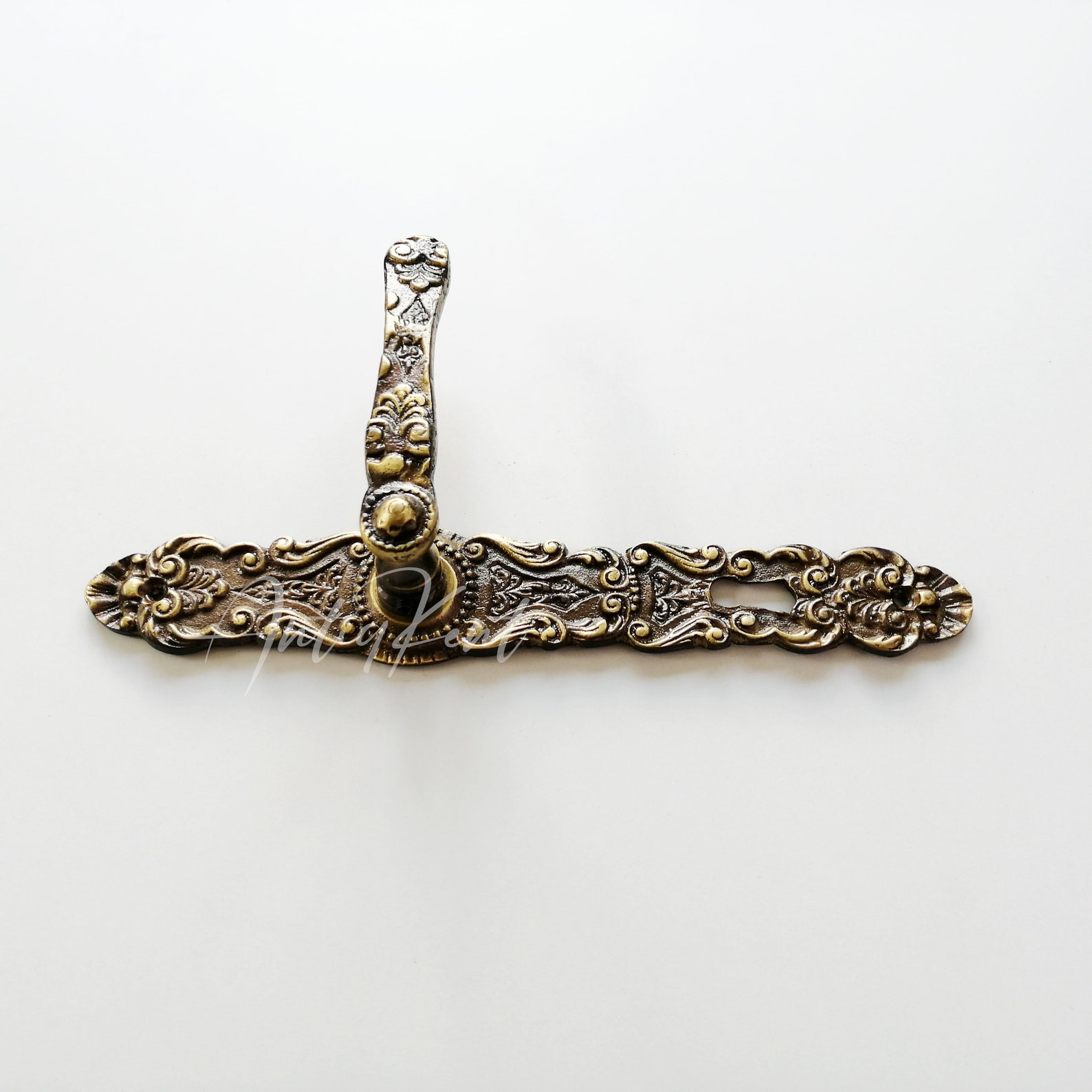 Vintage Style Door Handles Antique Brass French Door Handles Etsy