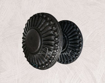Bouton de porte de style vintage classique, élégante poignée de porte en laiton massif fabriquée à la main