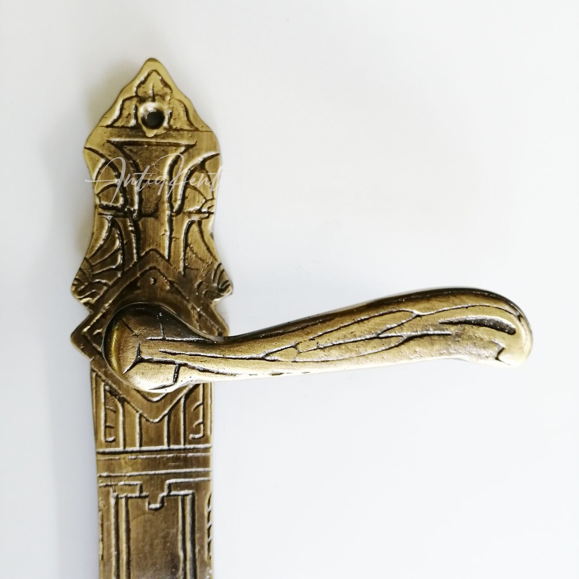 Antique Brass French Door Handles Rococo Style Door Handles Etsy